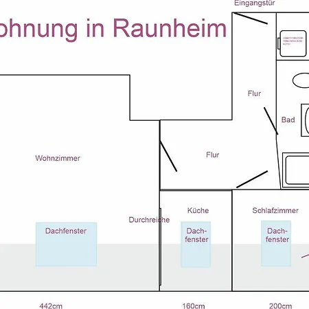 Raunheim, 2 Dachgeschoss Apartment